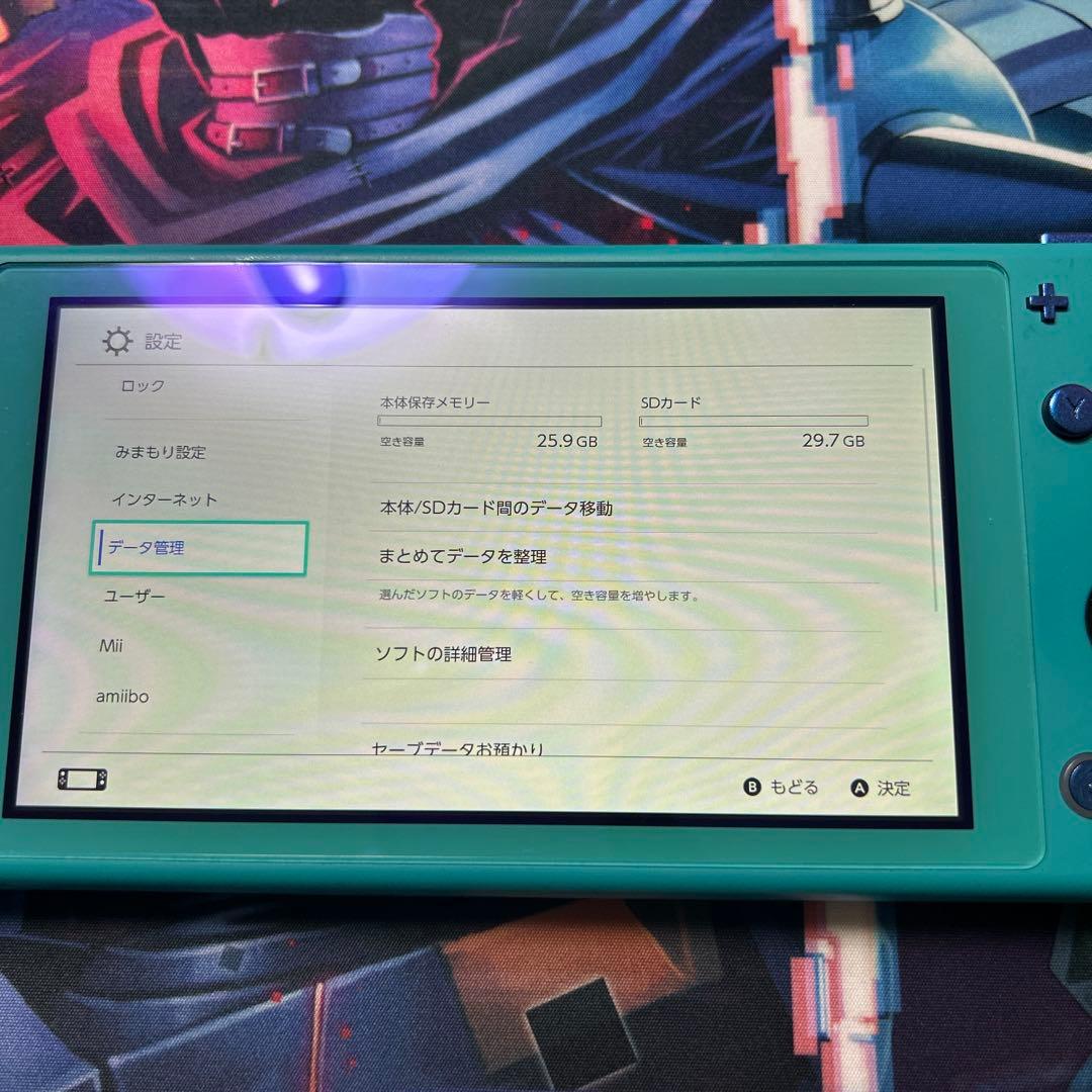 Nintendo Switch Lite ターコイズ　　本体＋microSD