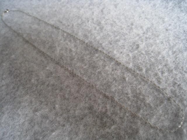 ☆素敵！きらきら輝きプラチナ pt850長さ40cm ネックレス新品！