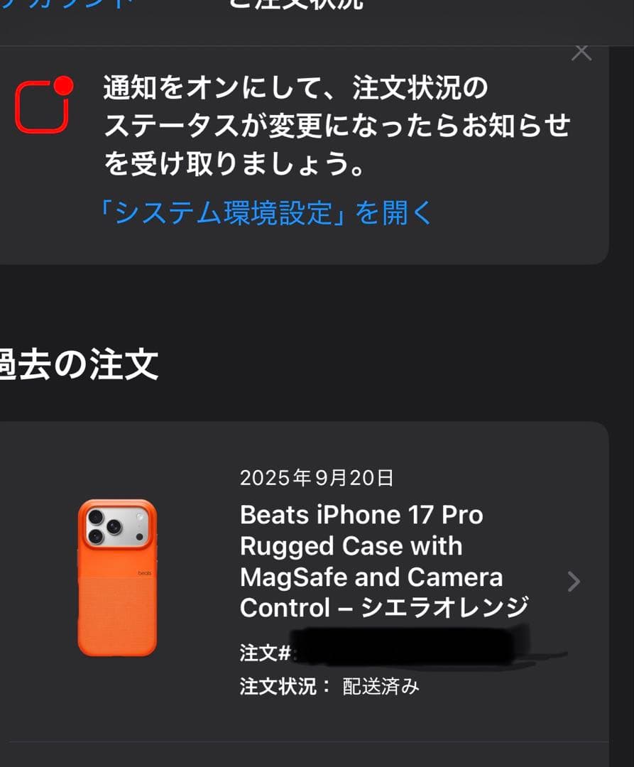 ほぼ新品未使用Beats iPhone 17 Pro ケース