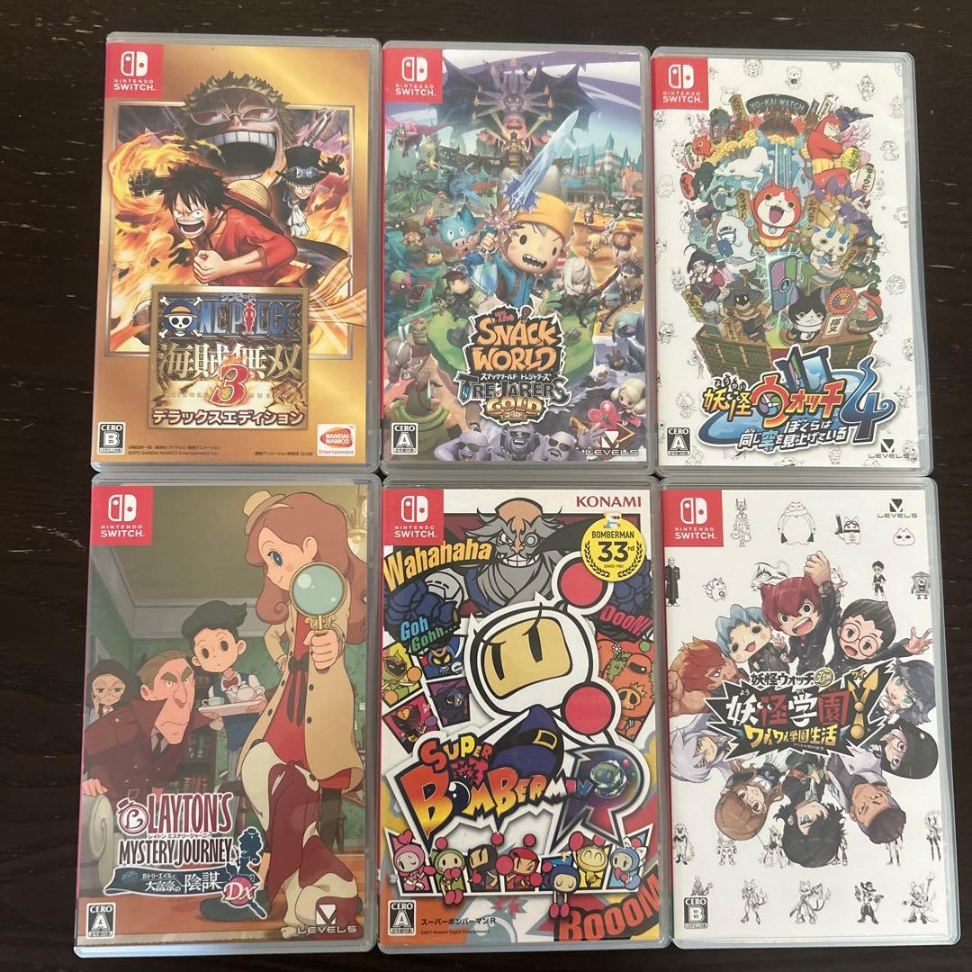 任天堂スイッチソフト6本セット