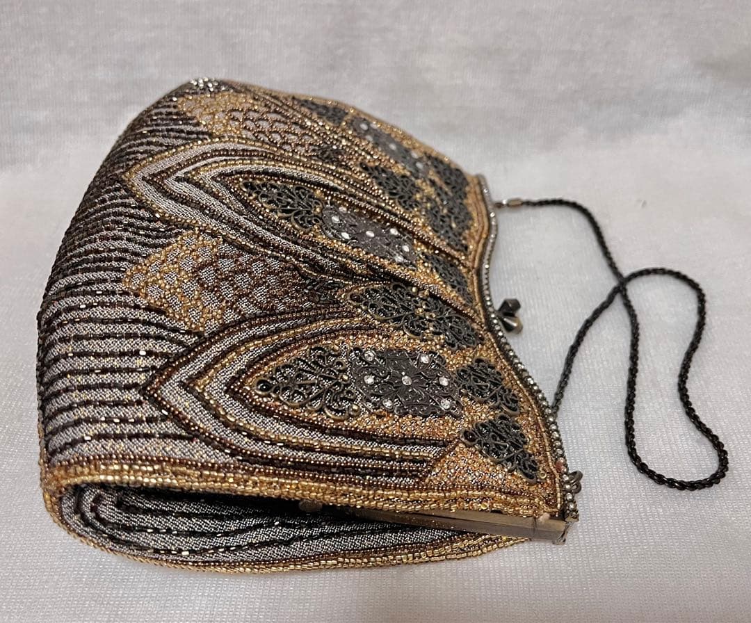 Lumyはしもと 和装バッグ ビーズ パーティーバッグ ヴィンテージ 2点セット