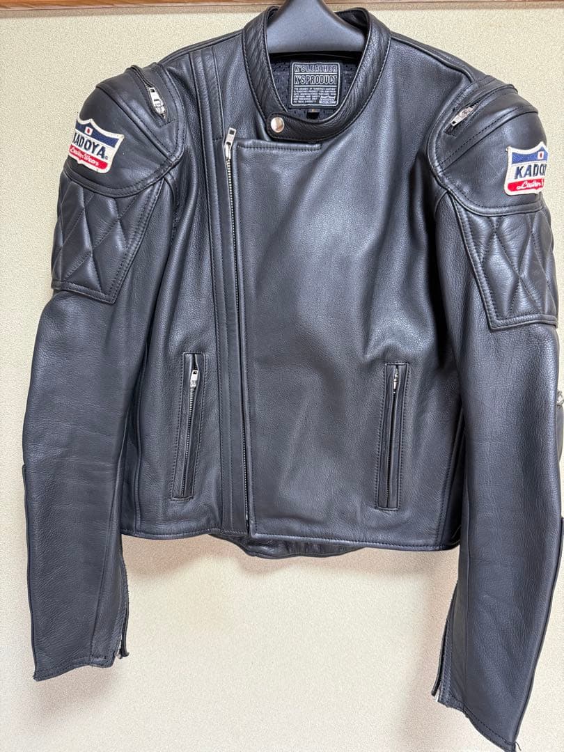 KADOYA ブラックレザー ジャケット