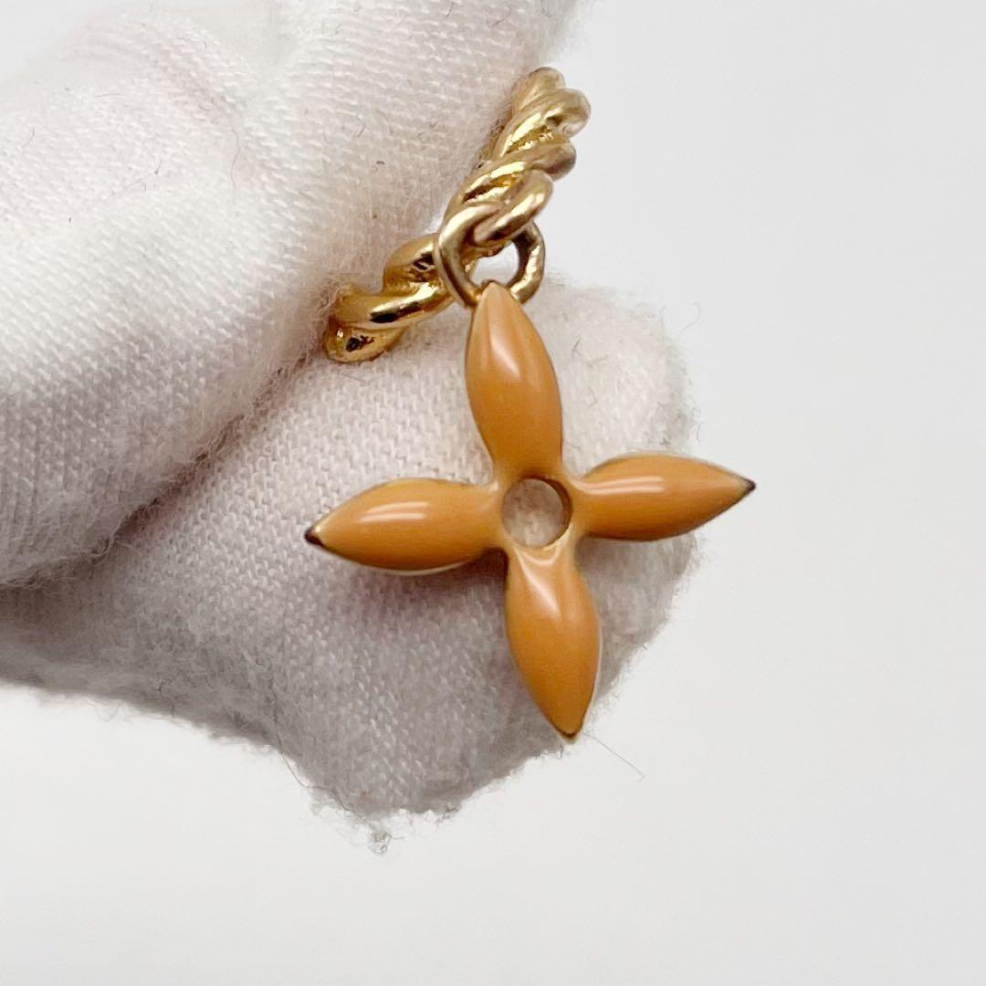 ルイヴィトン ブークル ドレイユ スウィート モノグラム ピアス 2個　ゴールド