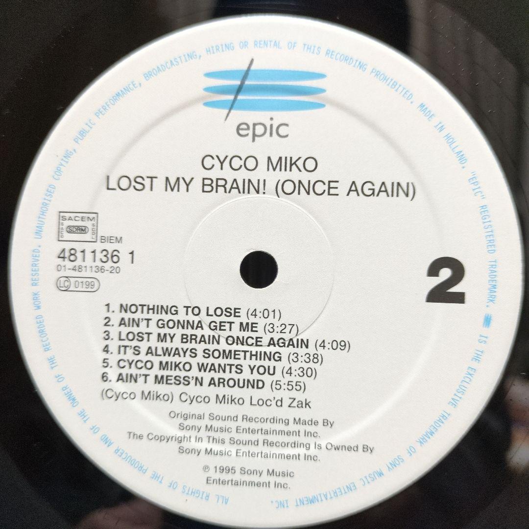 洋楽 CYCO MIKO/LOST MY BRAIN! (ONCE AGAIN)/LP
