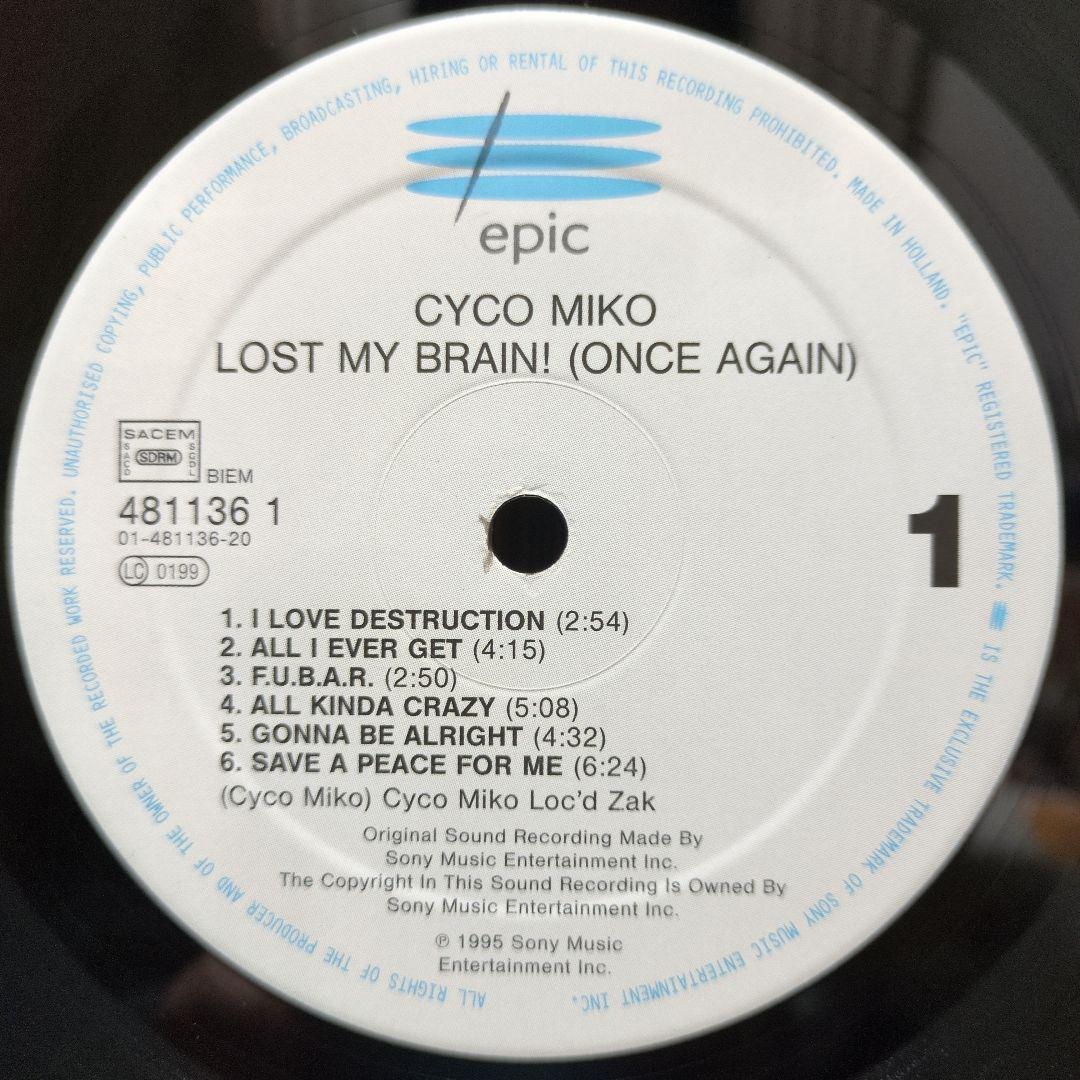 洋楽 CYCO MIKO/LOST MY BRAIN! (ONCE AGAIN)/LP