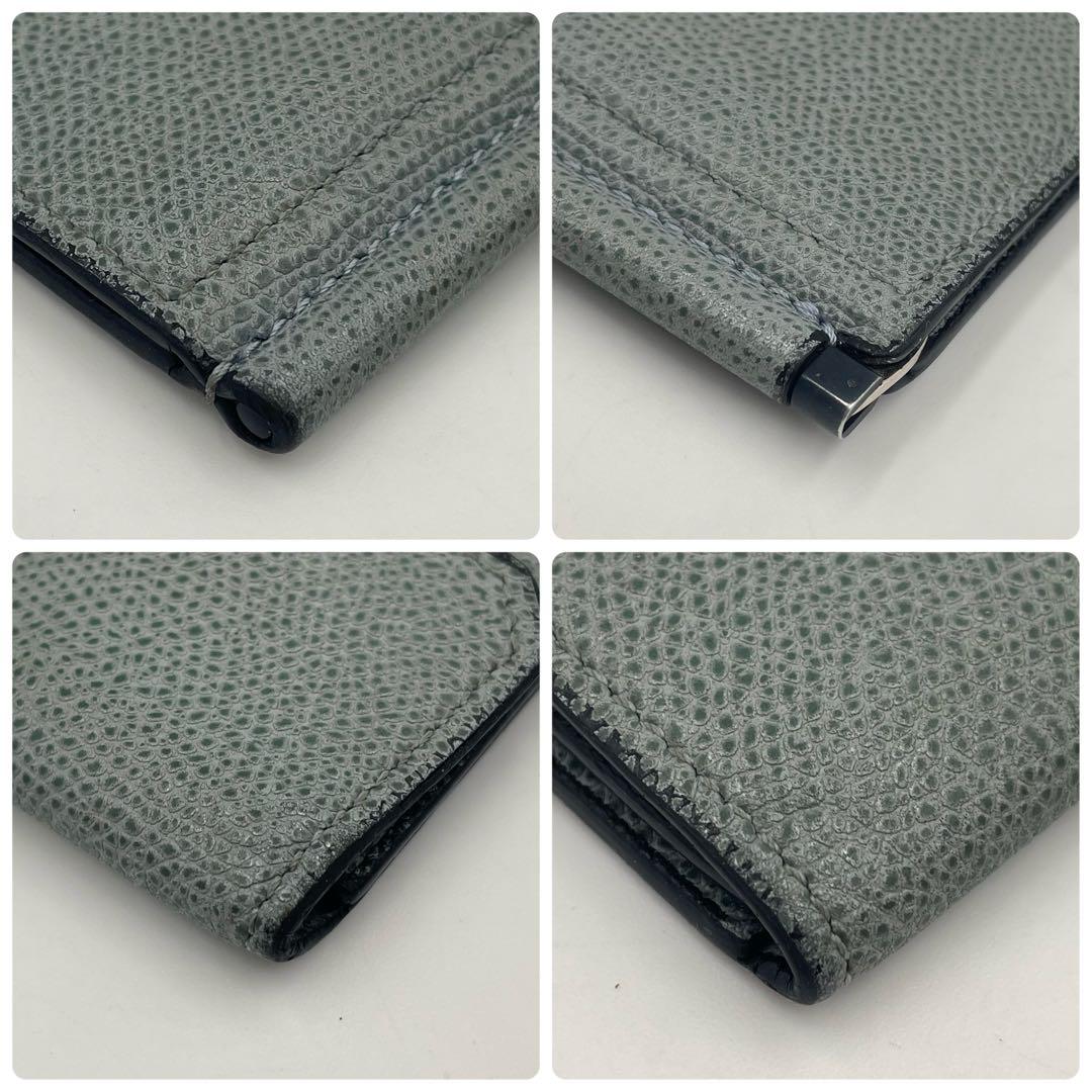 美品✨ヴァレクストラ グリップ マネークリップ カードケース グレー 小銭入れ