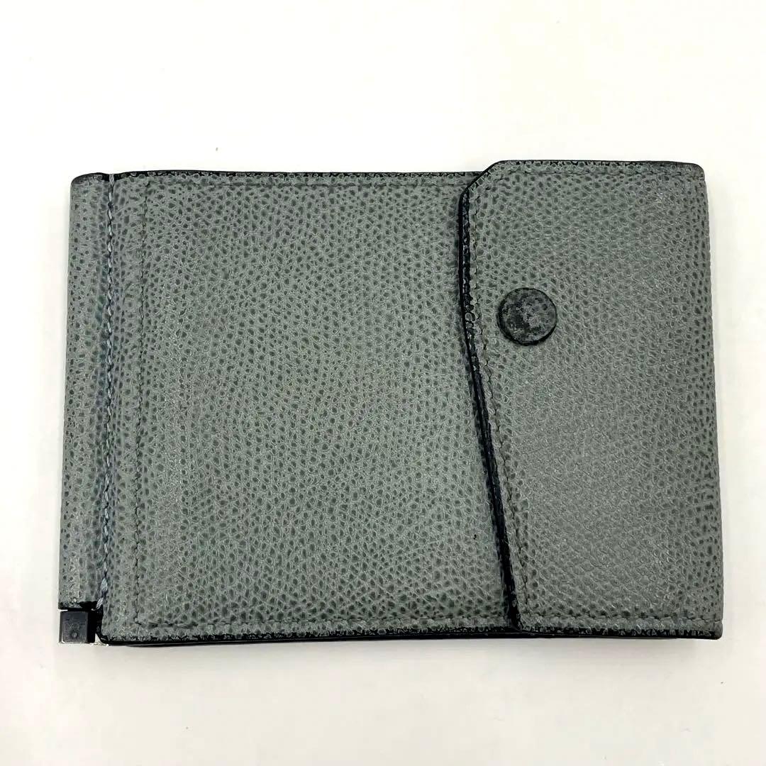 美品✨ヴァレクストラ グリップ マネークリップ カードケース グレー 小銭入れ