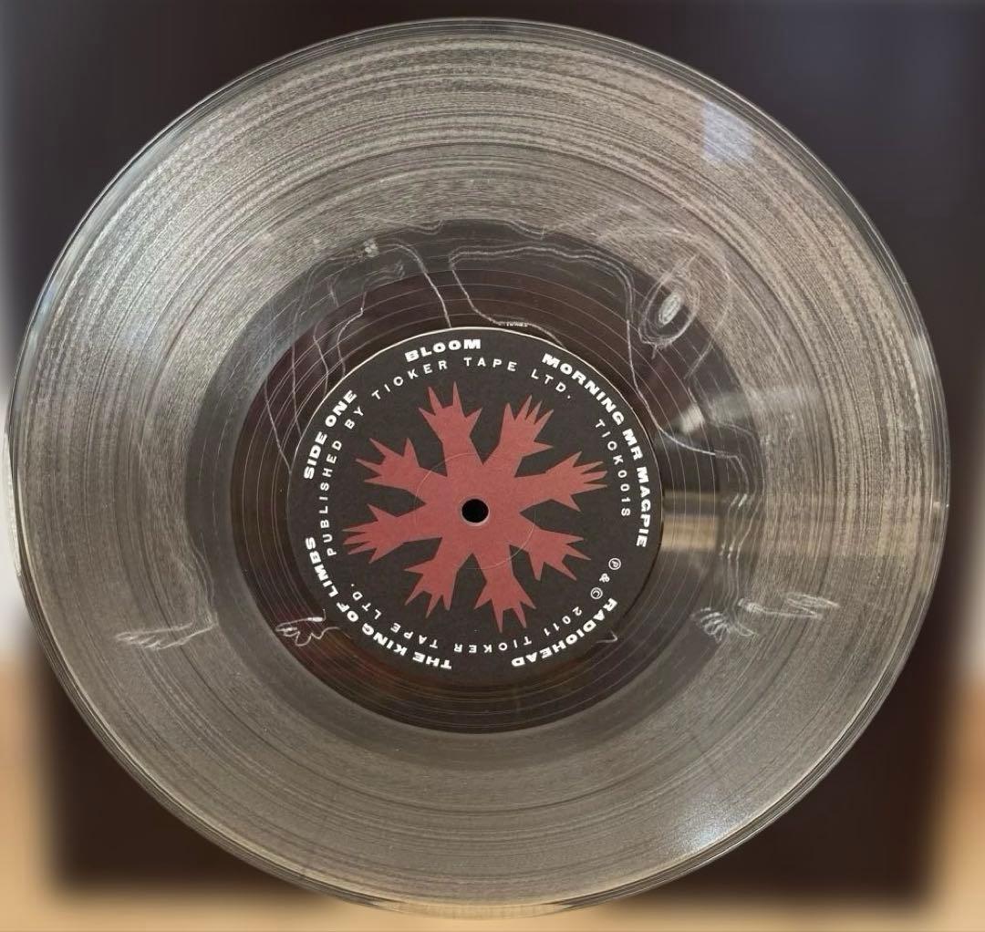 激レア RADIOHEAD THE KING OF LIMBS クリアLP