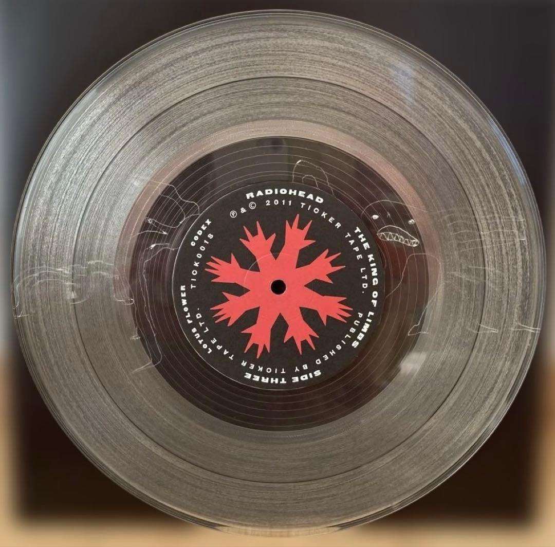 激レア RADIOHEAD THE KING OF LIMBS クリアLP