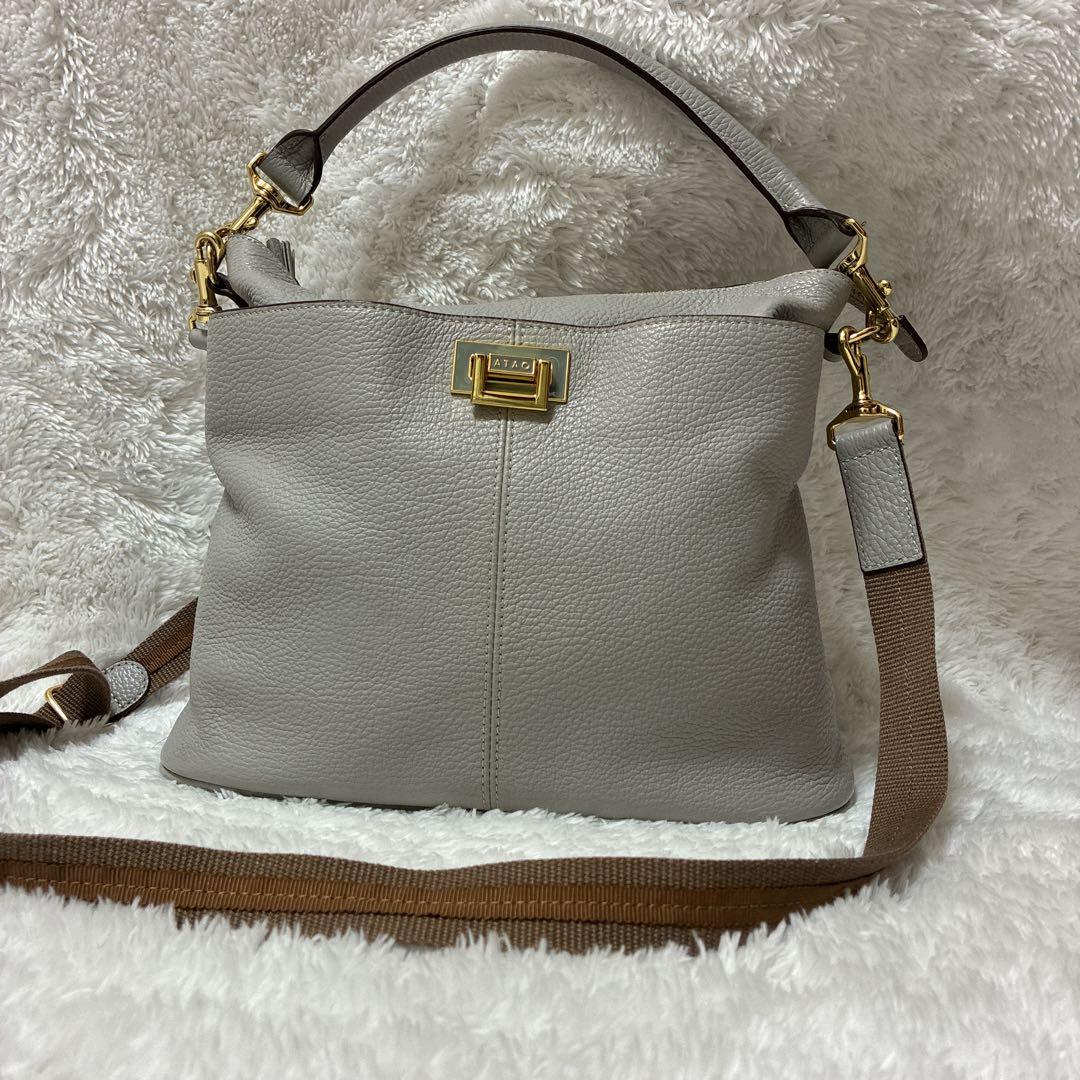 ち*ん様 美品 ATAOアタオ ウィークエンド ショルダーバック　2way グレ