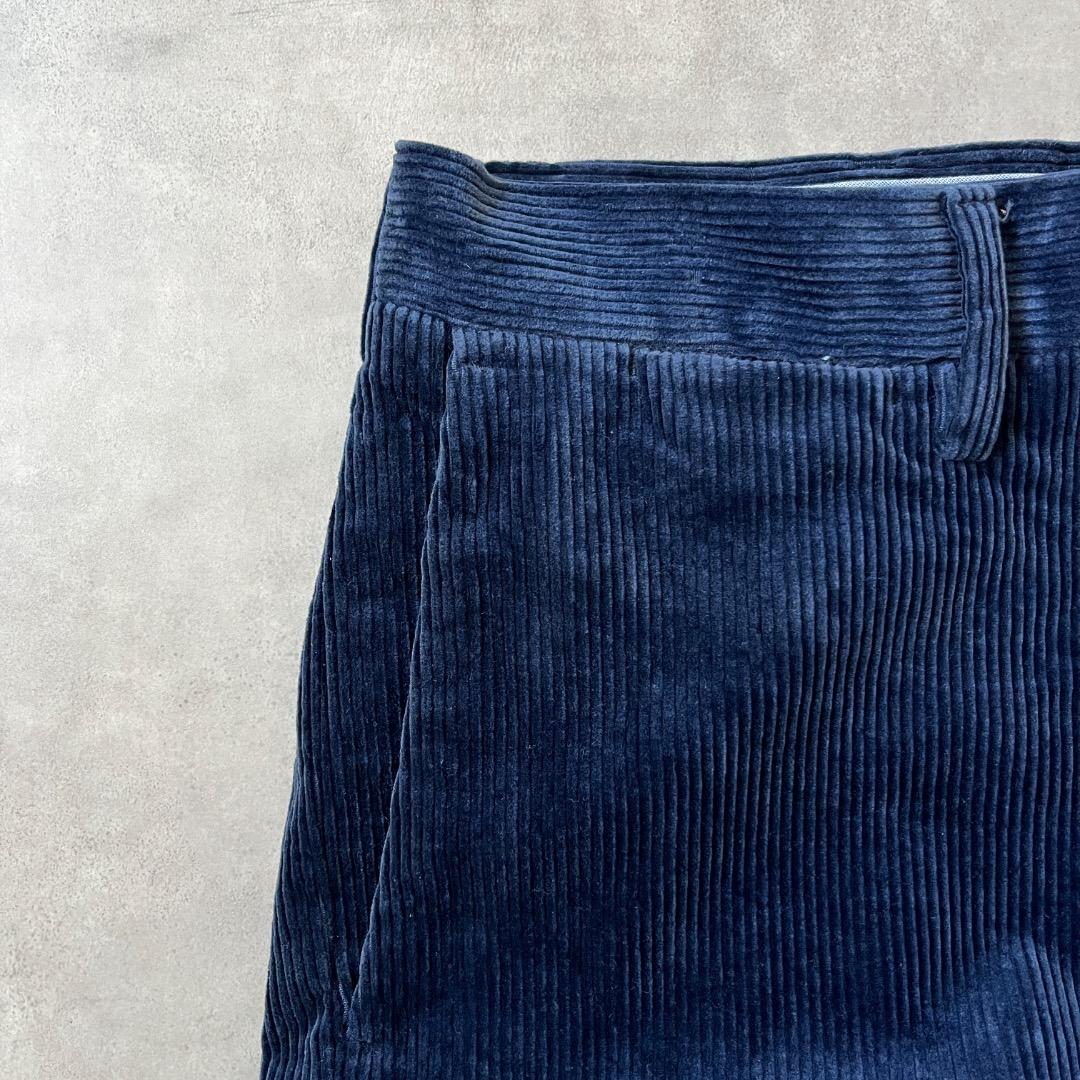 ポロラルフローレン W34 コーデュロイ ポロチノ ボトム 古着 紺 18215