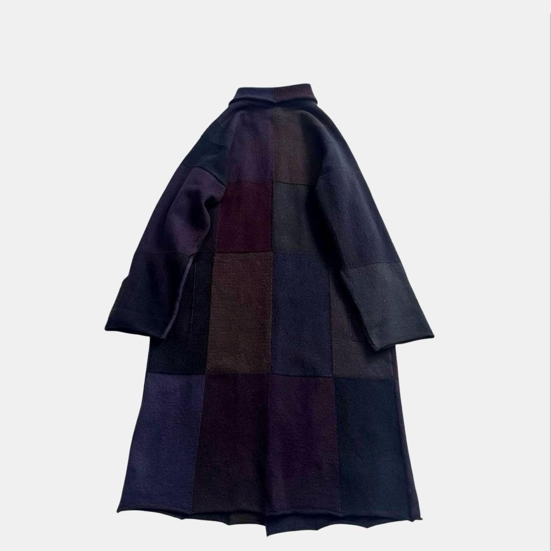 JURGEN LEHLヨーガンレール　パッチワークコート　M