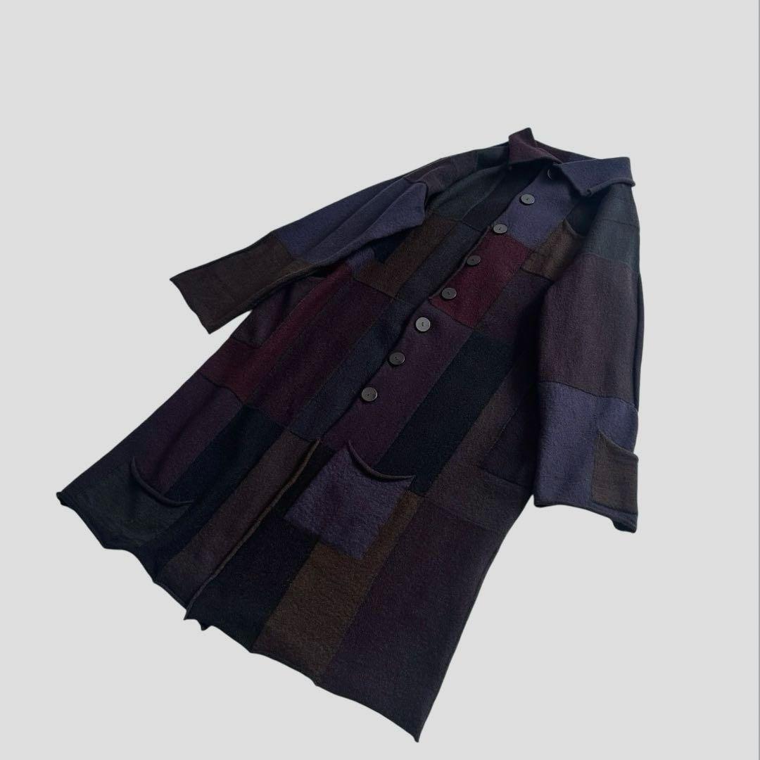 JURGEN LEHLヨーガンレール　パッチワークコート　M