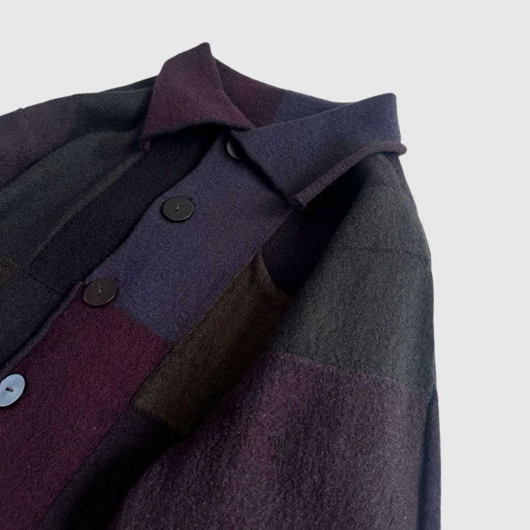 JURGEN LEHLヨーガンレール　パッチワークコート　M