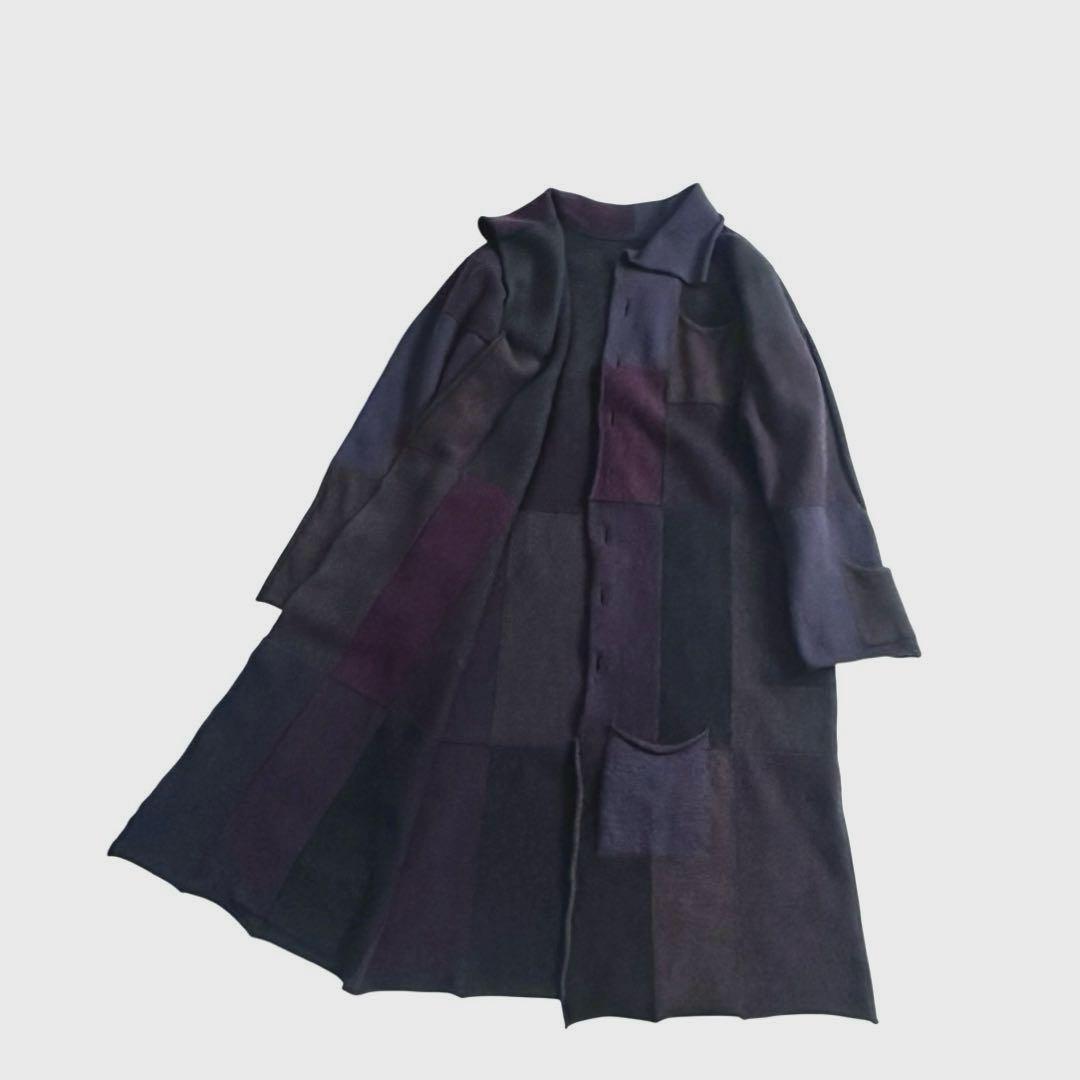 JURGEN LEHLヨーガンレール　パッチワークコート　M