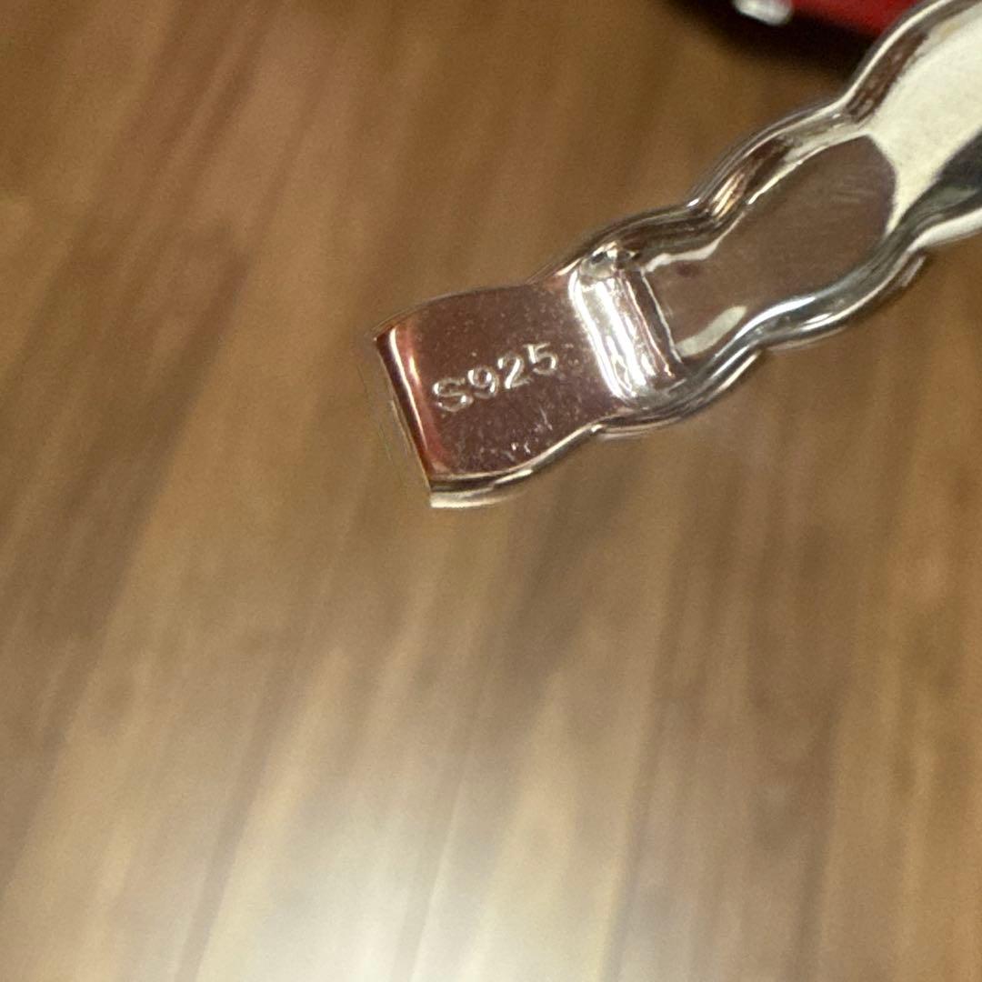 新品　菱形 バングル　シルバー　s925 ノーブランド品　2wayタイプ