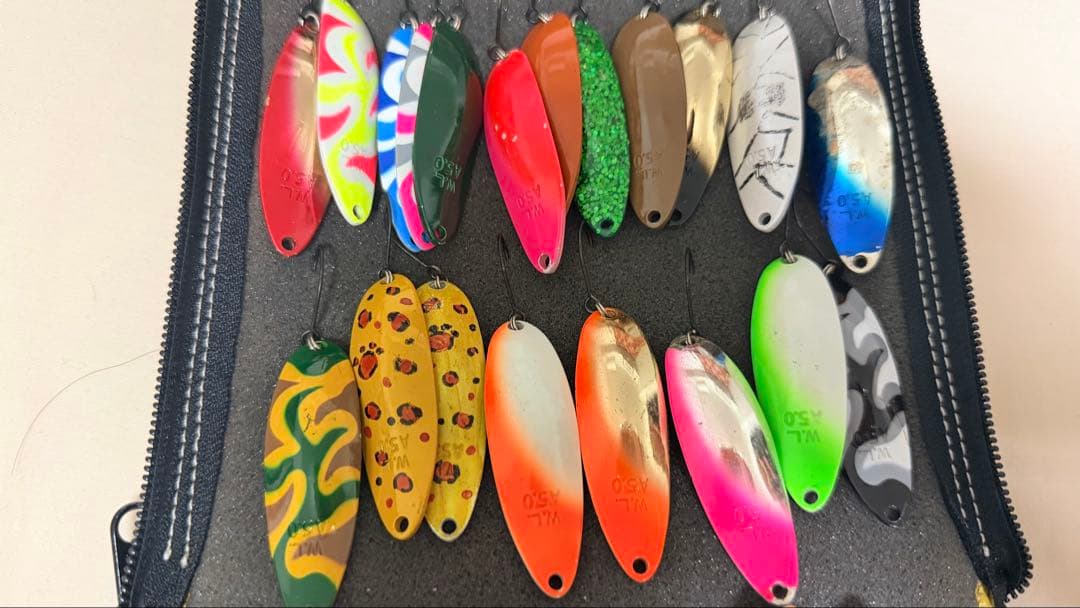 ウォーターランド　アルミん5g、3.4g SHIMANOスプーンセット