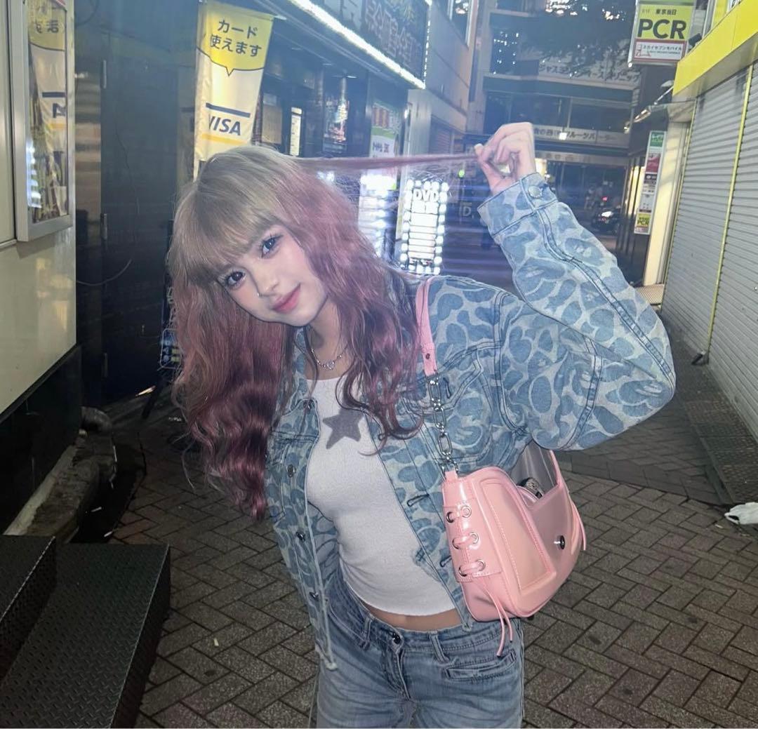 APE デニムジャージ　ゆりあん着用 秋服