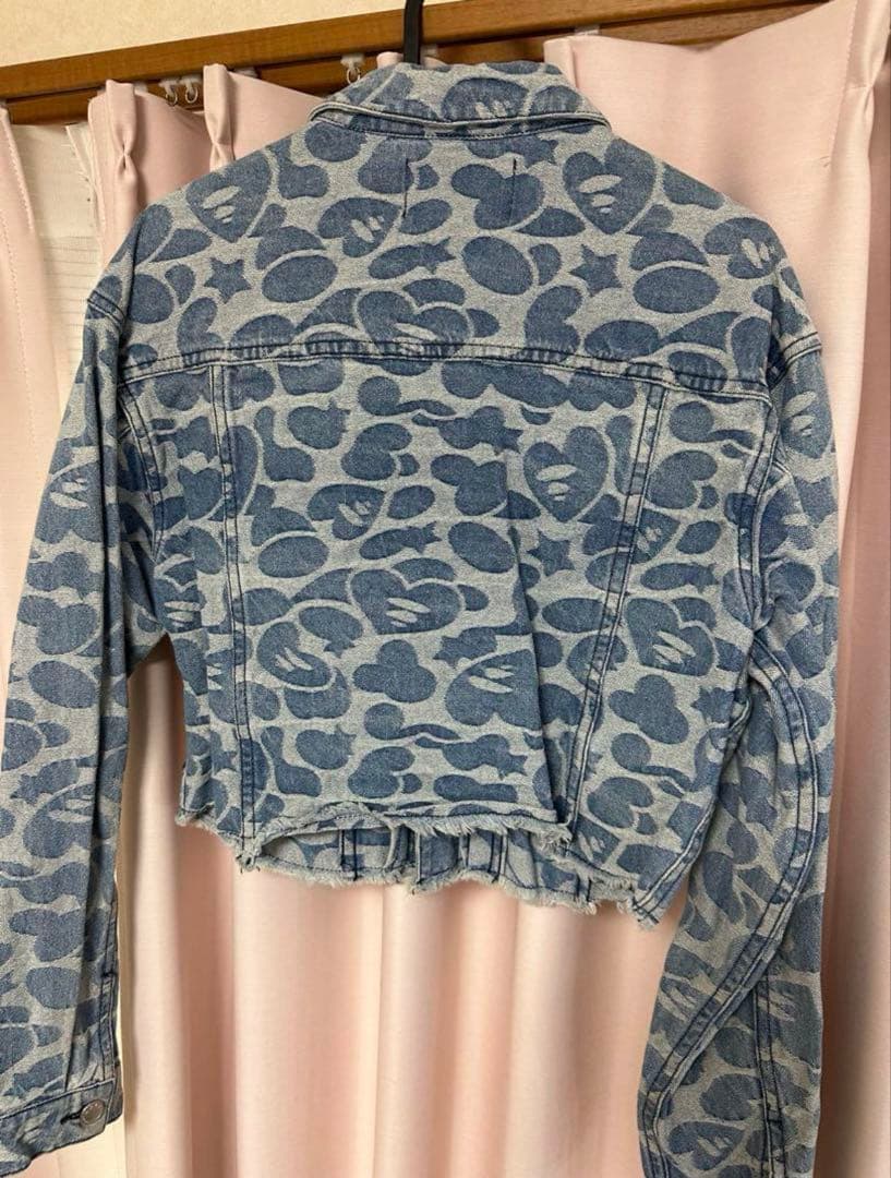 APE デニムジャージ　ゆりあん着用 秋服