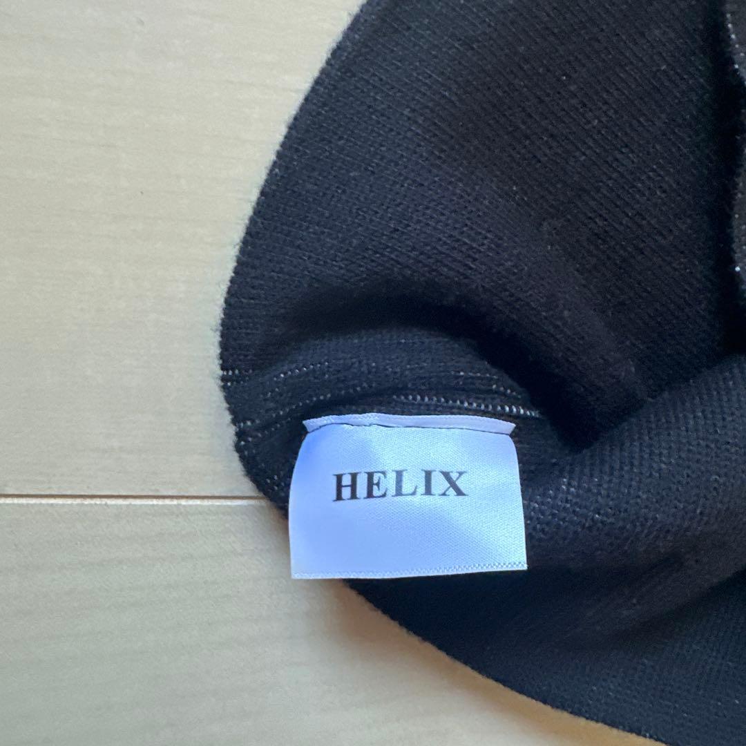 HELIX CRYSTAL LOGO BEANIE helix ビーニー　黒