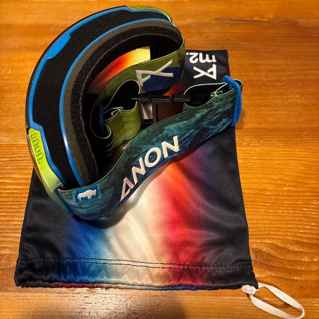 anon m2 . ゴーグル　スペアレンズ付き