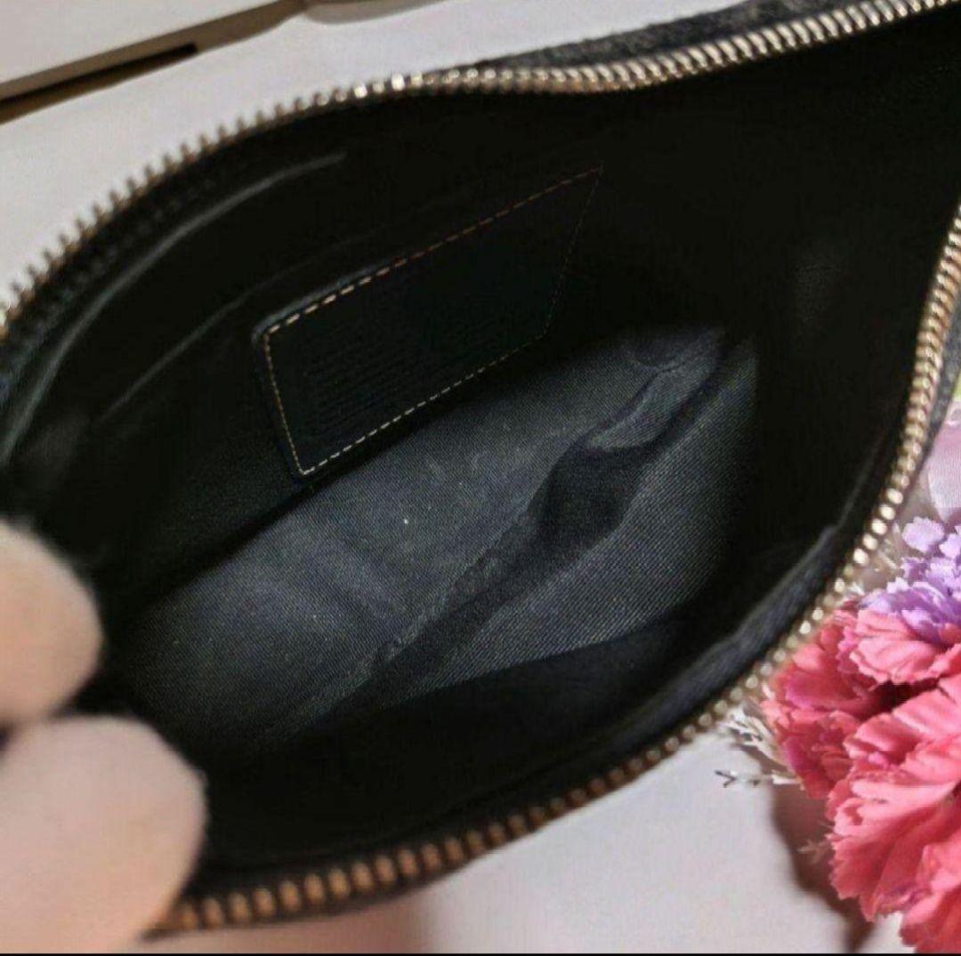 【限定セール！！】COACH アクセサリーポーチ シグネチャー ハンドバッグ