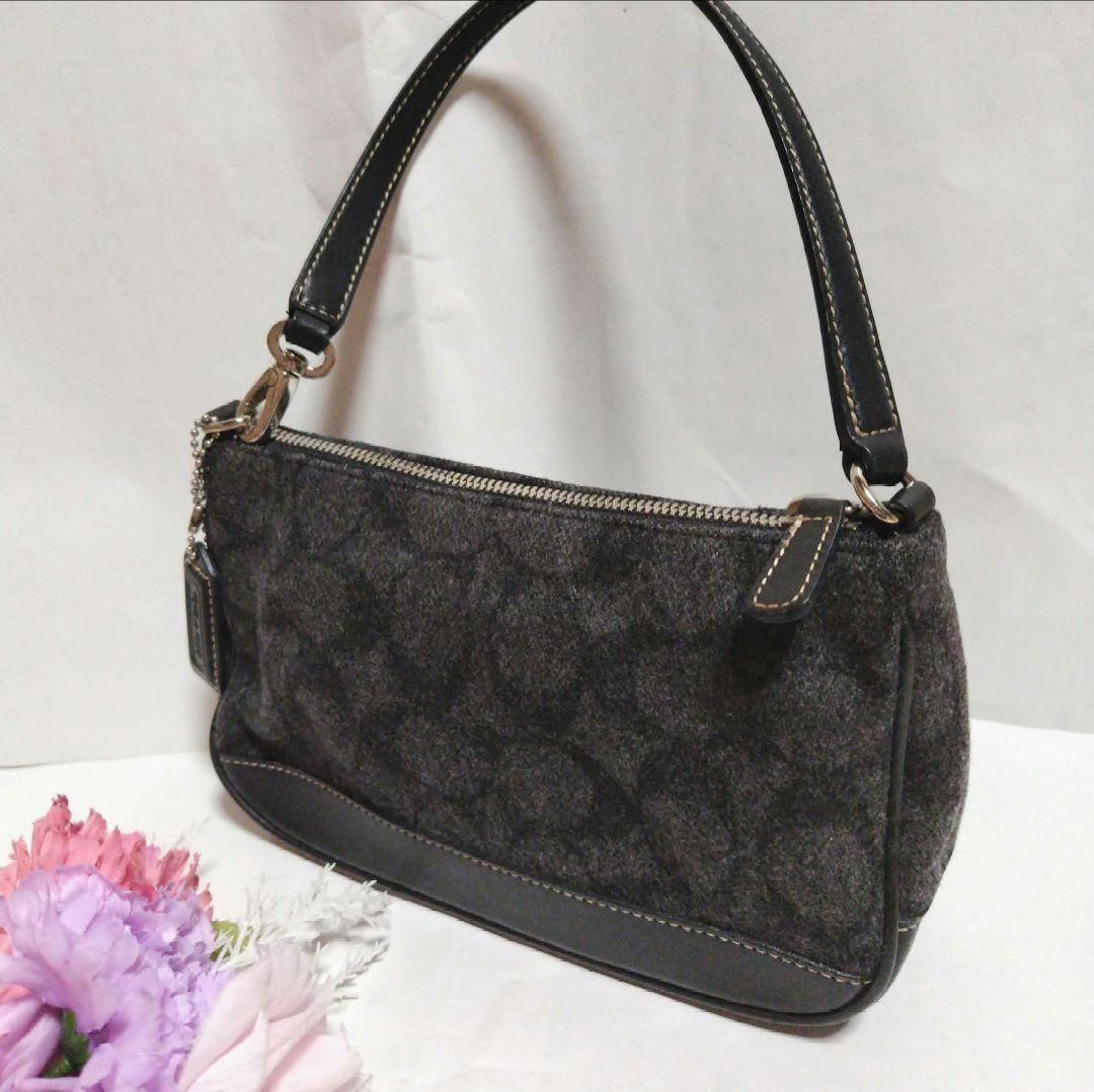 【限定セール！！】COACH アクセサリーポーチ シグネチャー ハンドバッグ