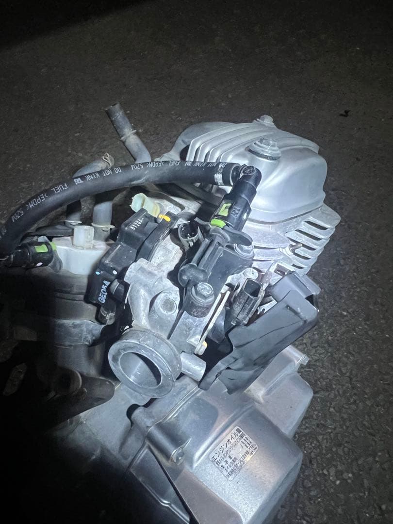 今日まで！エイプ50fi エンジン　実働