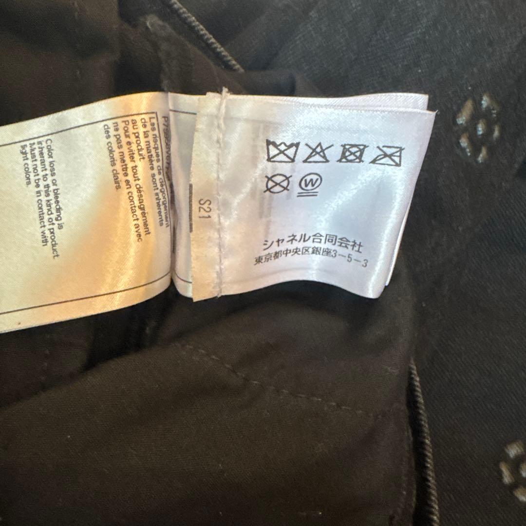 CHANEL 花模様キュロット 34 短くお直し済み コレクション