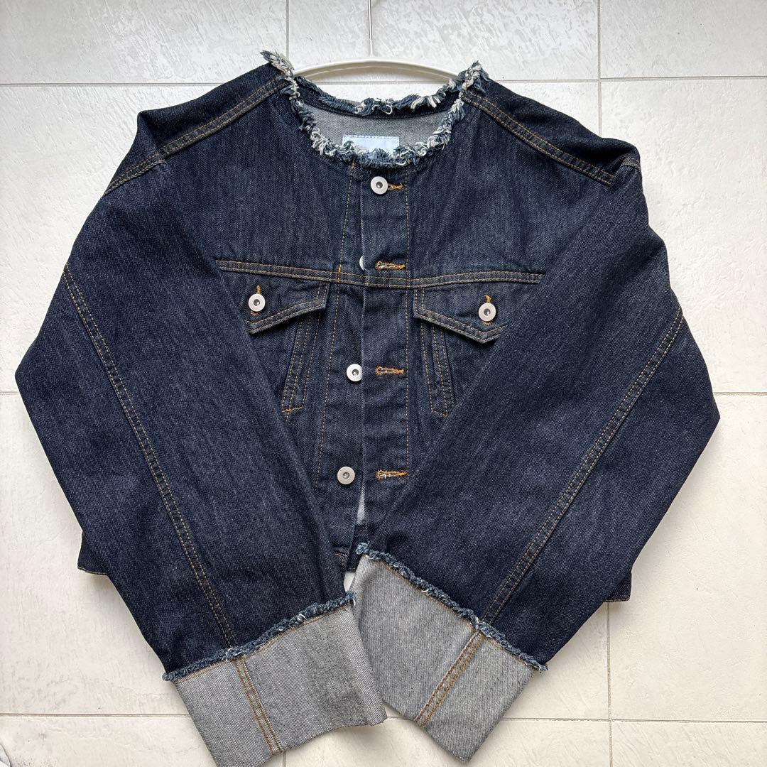 DISCOAT USコットンデニム袖口ロールアップGジャン　デニムジャケット