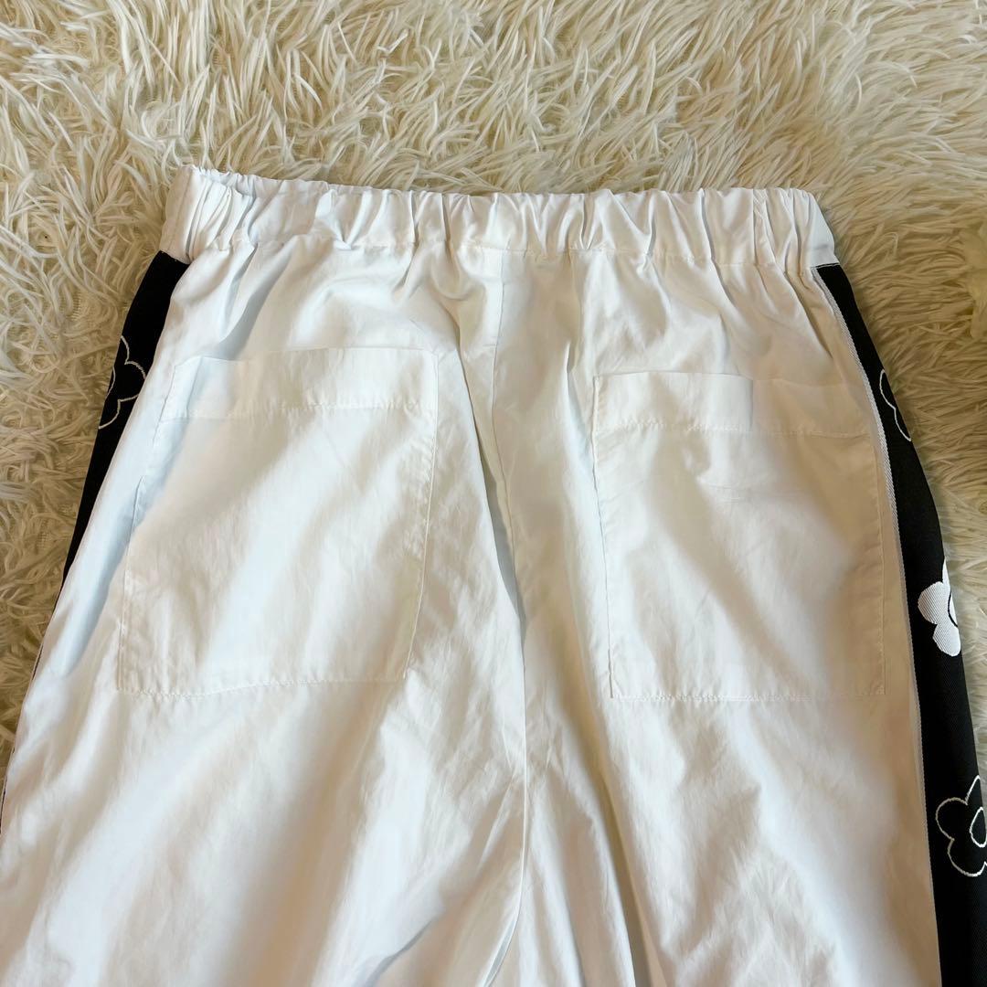 MARY QUANT マリークワント ナイロン 花柄 デイジーラインパンツ