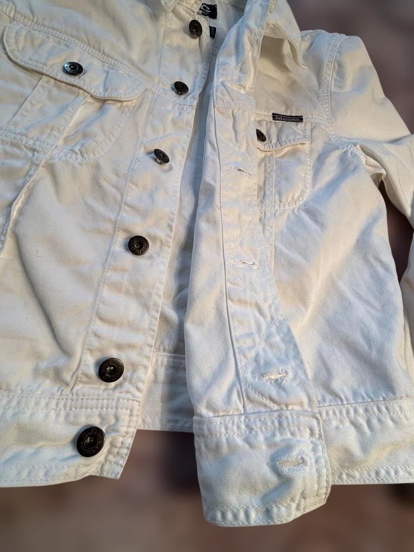 DOLCE&GABBANA ドルチェ&ガッバーナ ホワイト デニムジャケット