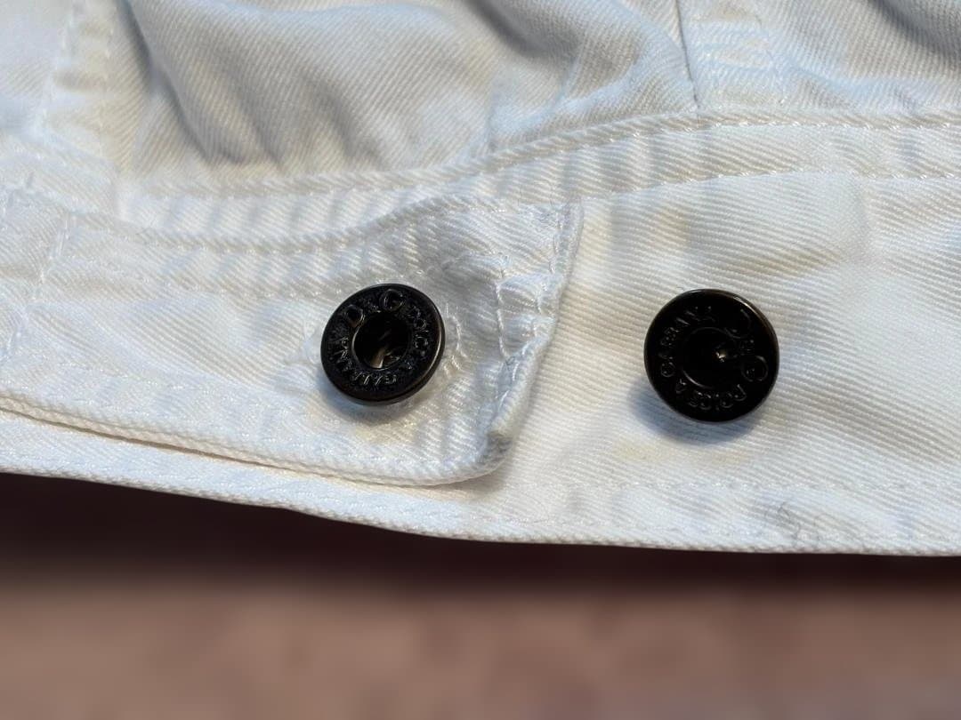 DOLCE&GABBANA ドルチェ&ガッバーナ ホワイト デニムジャケット