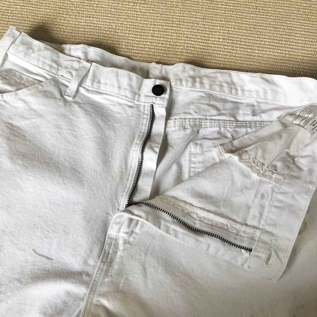 Dickies ディッキーズ W38 ホワイト 白 ペインターパンツ1953