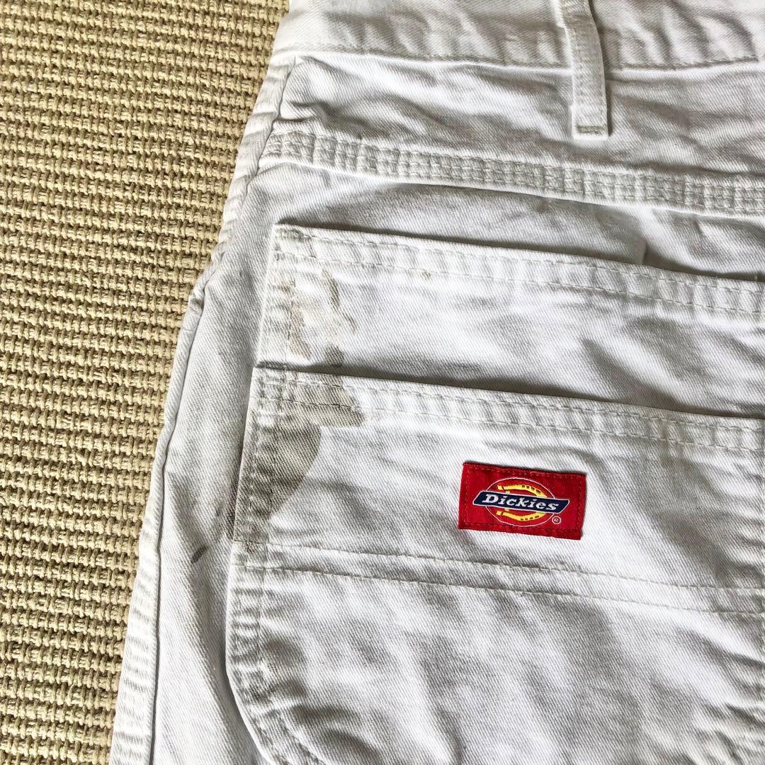 Dickies ディッキーズ W38 ホワイト 白 ペインターパンツ1953