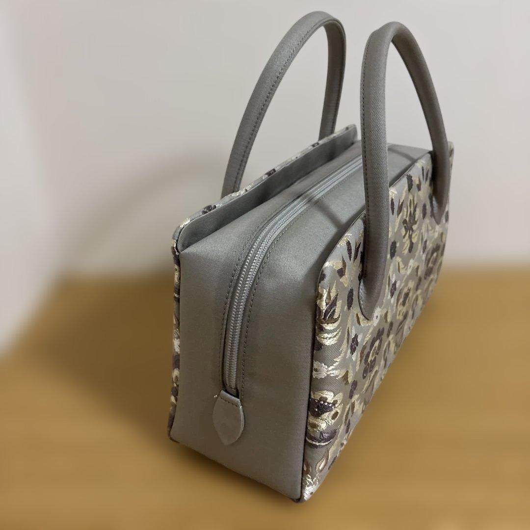 和装　利休バッグ　未使用　グレー伊と忠　茶席用バッグ　着物バッグ