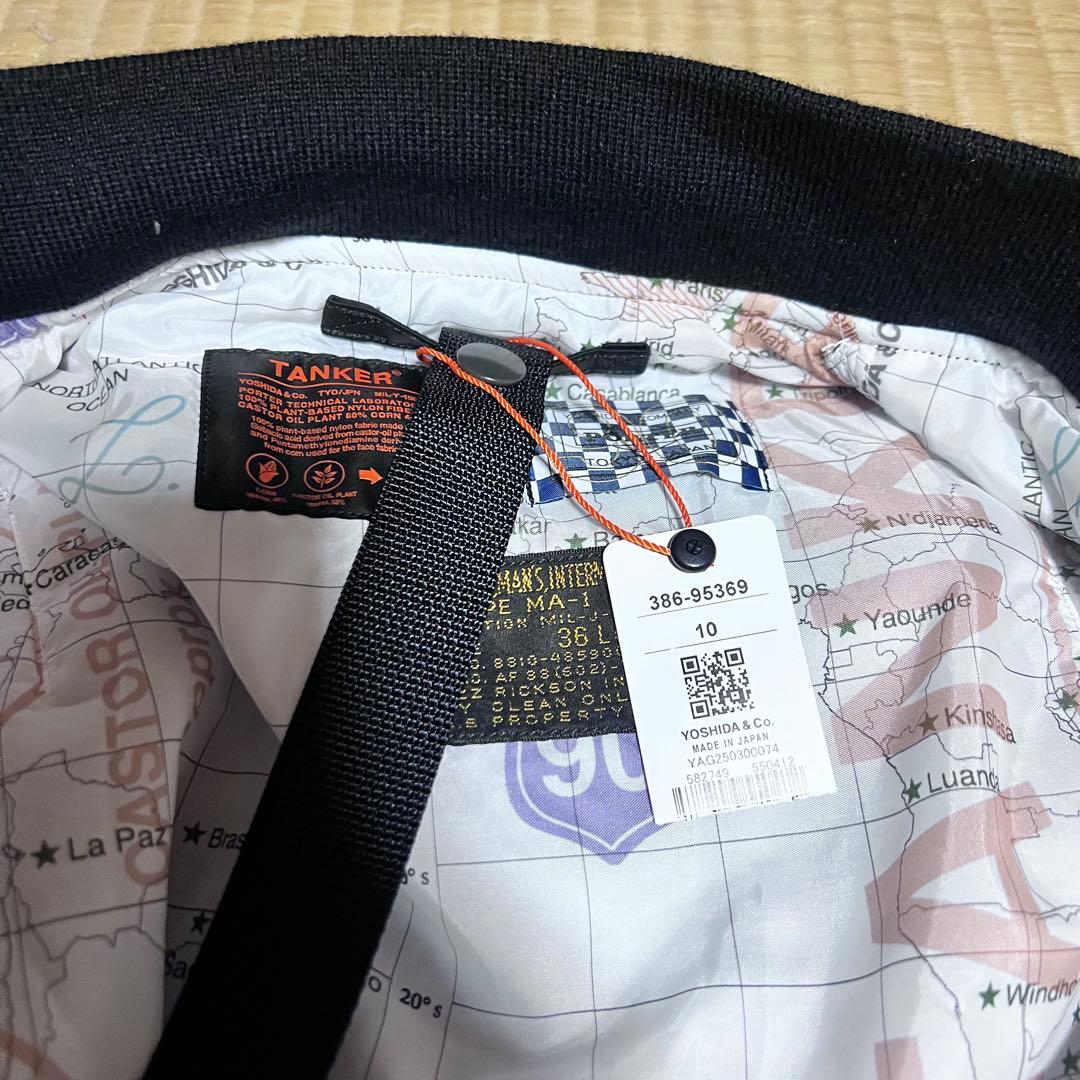 即完売　90周年限定品　ポーター×バズリクソンズ　MA1 ブラック　Sサイズ