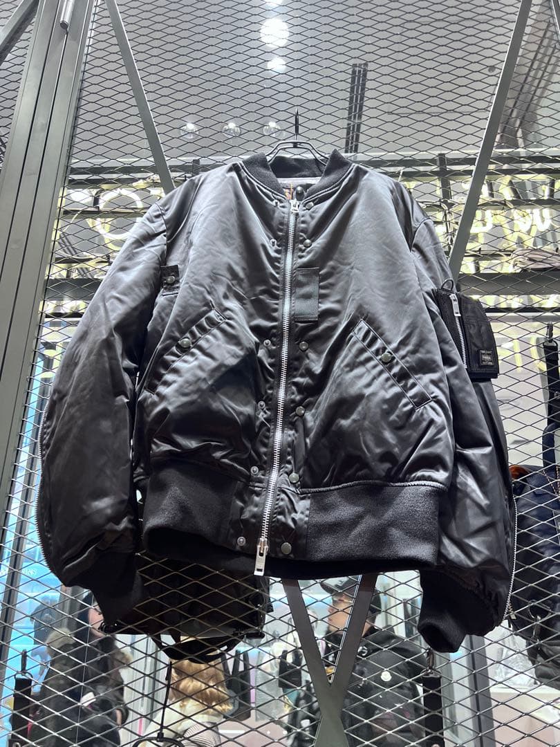 即完売　90周年限定品　ポーター×バズリクソンズ　MA1 ブラック　Sサイズ