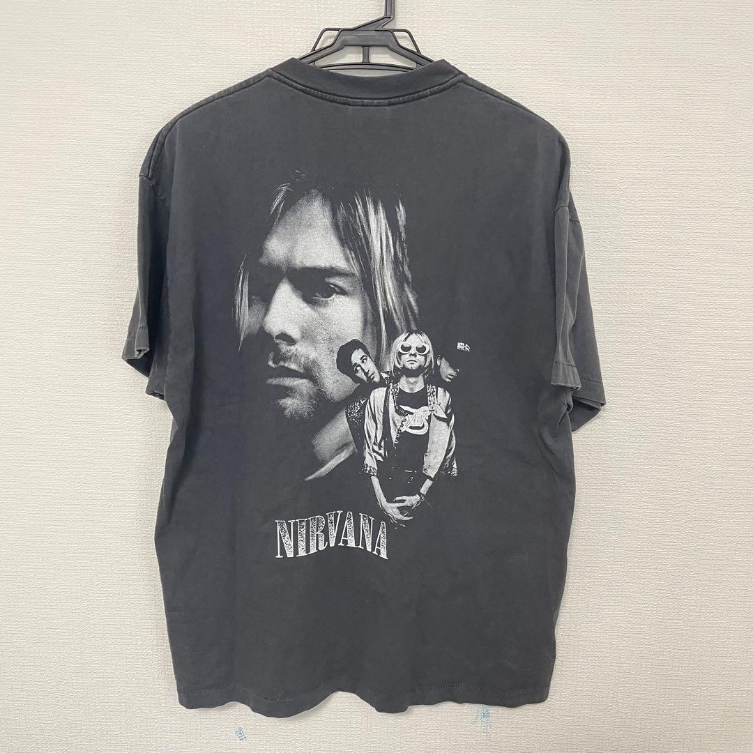 a8154 ヴィンテージ 90s NIRVANA  Cobain T