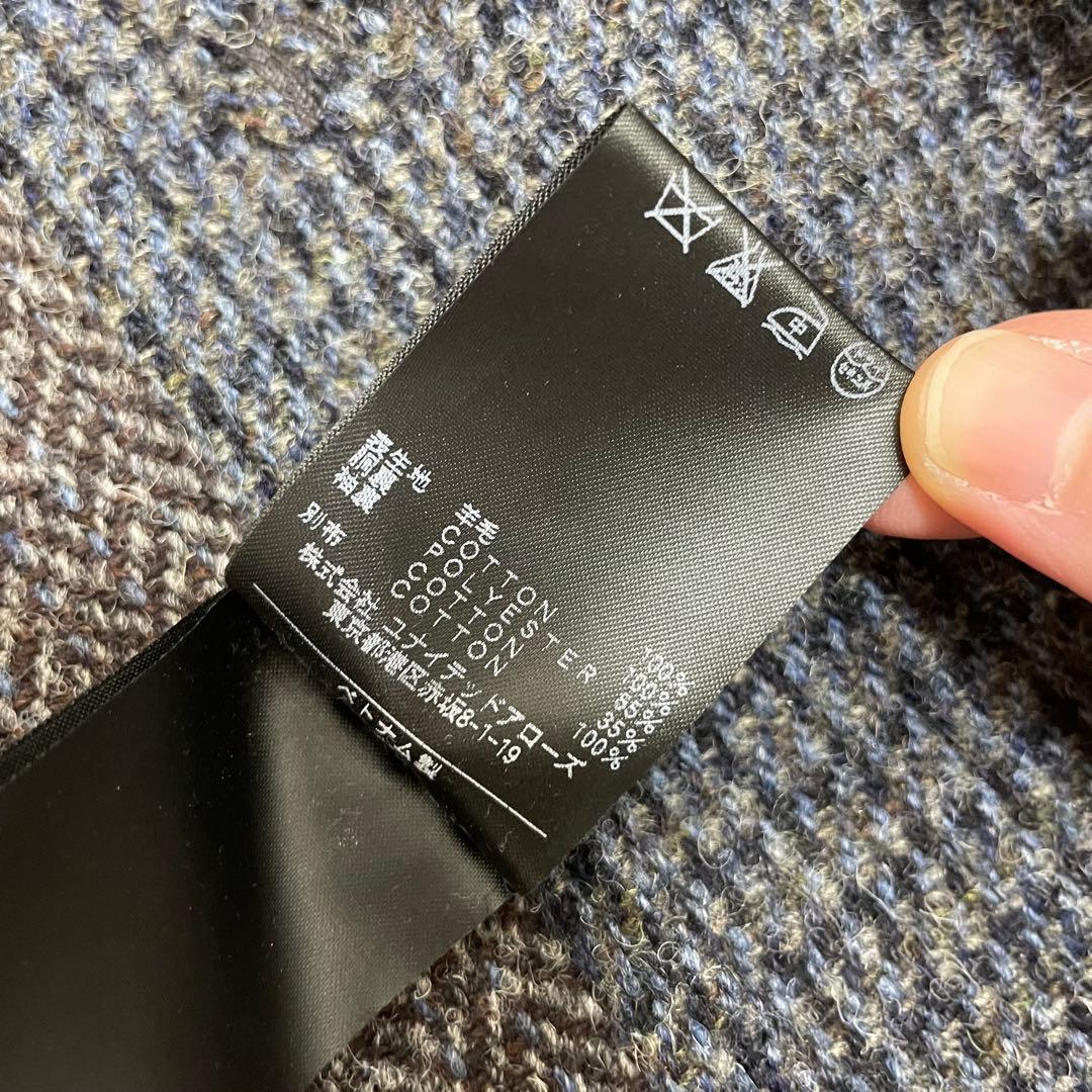 【美品】BEAUTY＆YOUTHハリスツイードクレージーパターンジャケットS