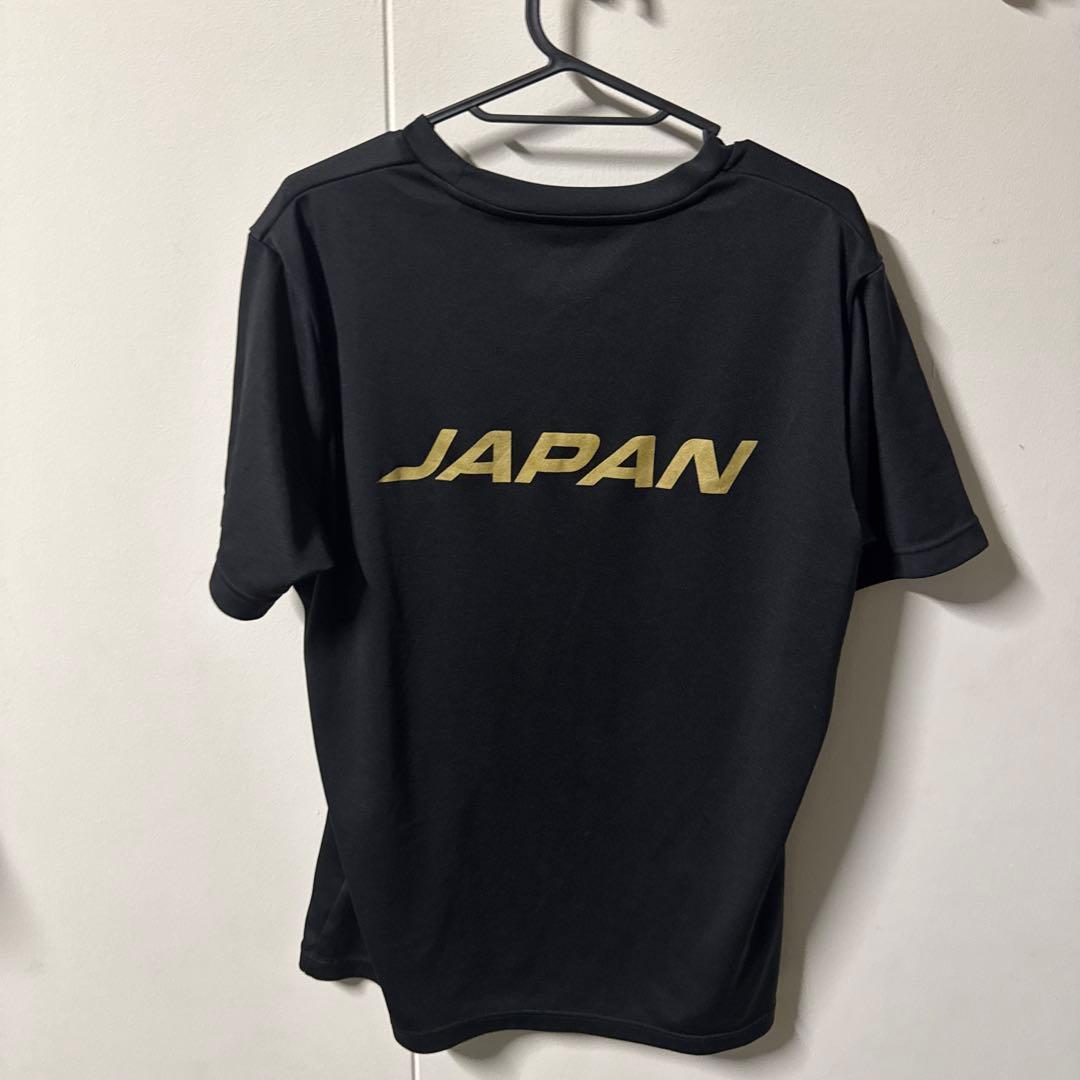 アシックス 日本代表 シャツ 黒