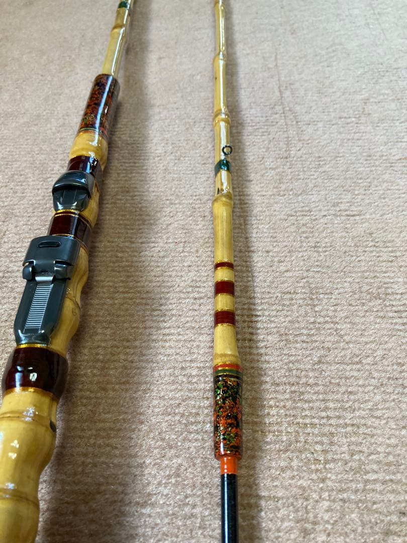 竹竿　自作(落とし込み)gamekouさん注文品