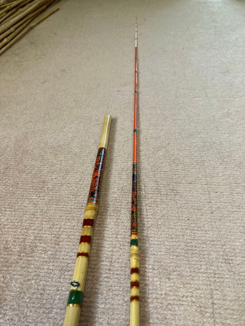竹竿　自作(落とし込み)gamekouさん注文品