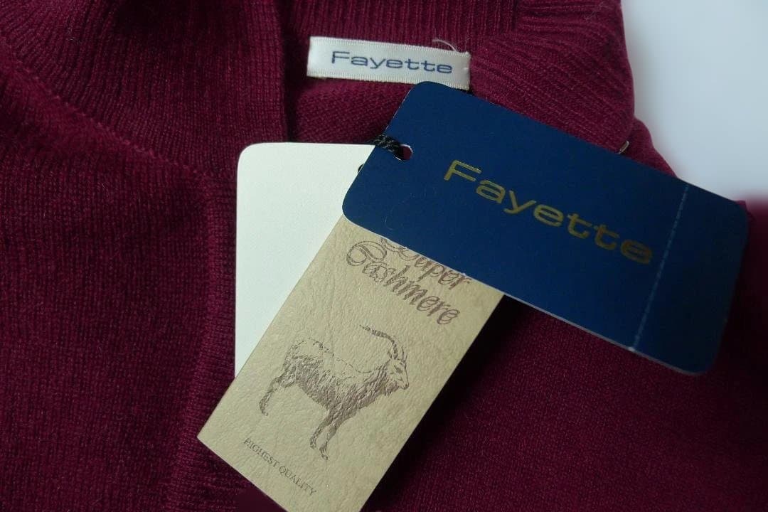 Fayette カシミヤ100％ ゆったり オーバー ニット チュニック F