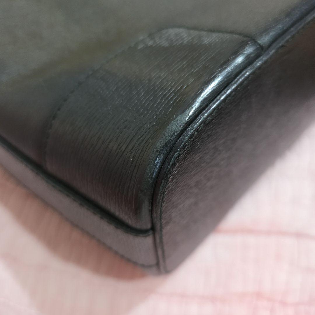 GUCCI グッチ☆ワンショルダーバッグ オールレザー ブラック プレート