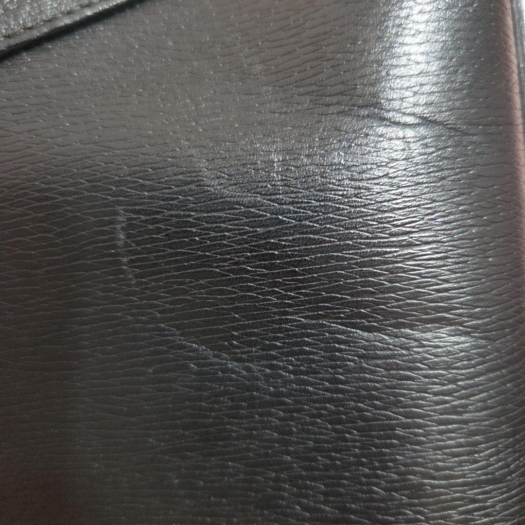 GUCCI グッチ☆ワンショルダーバッグ オールレザー ブラック プレート