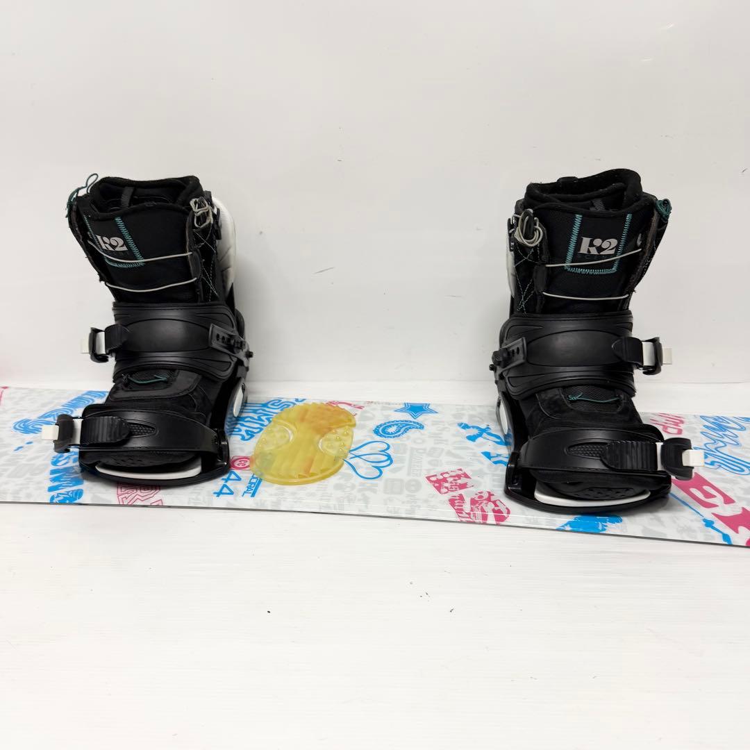 K2 レディース ジュニア スノボセット　k2 スノーボード ビンディング　美品
