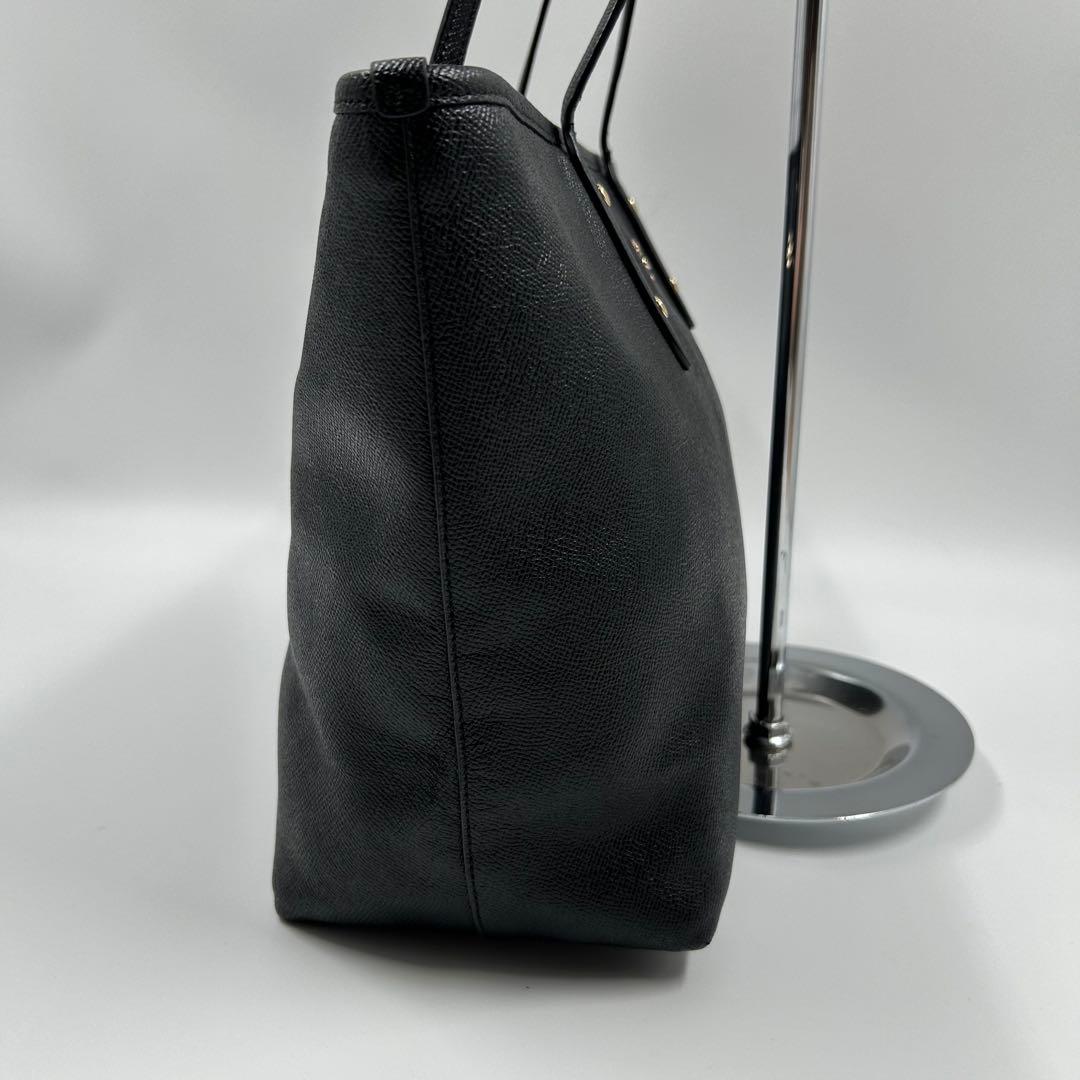 極美品【COACH】ビジネスバッグ トートバッグ レザー 黒 大容量 A4収納