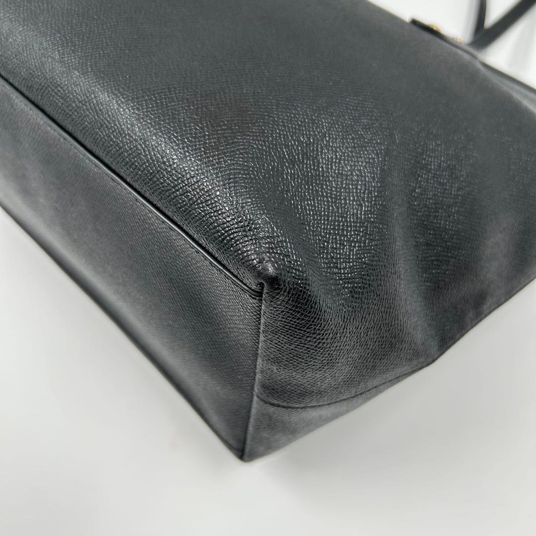 極美品【COACH】ビジネスバッグ トートバッグ レザー 黒 大容量 A4収納