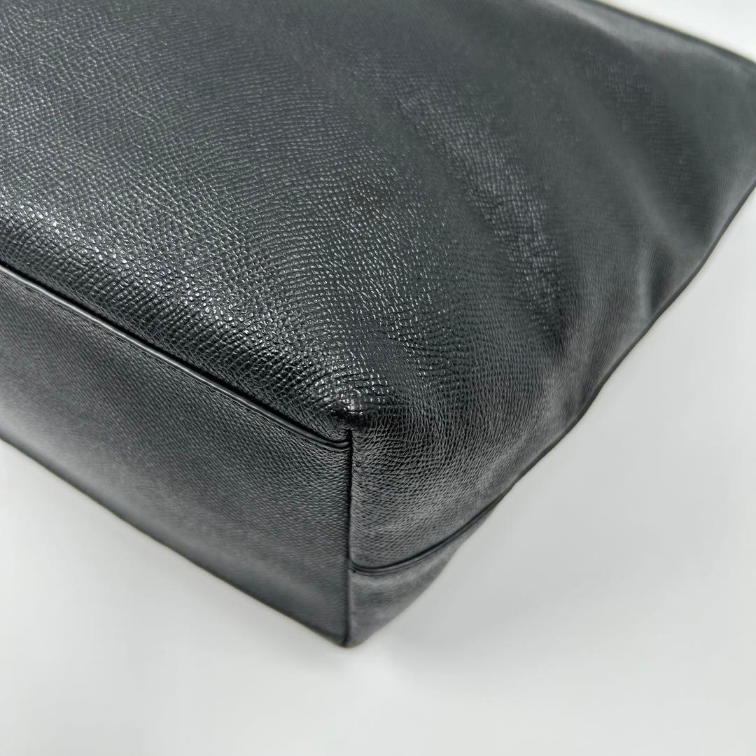 極美品【COACH】ビジネスバッグ トートバッグ レザー 黒 大容量 A4収納
